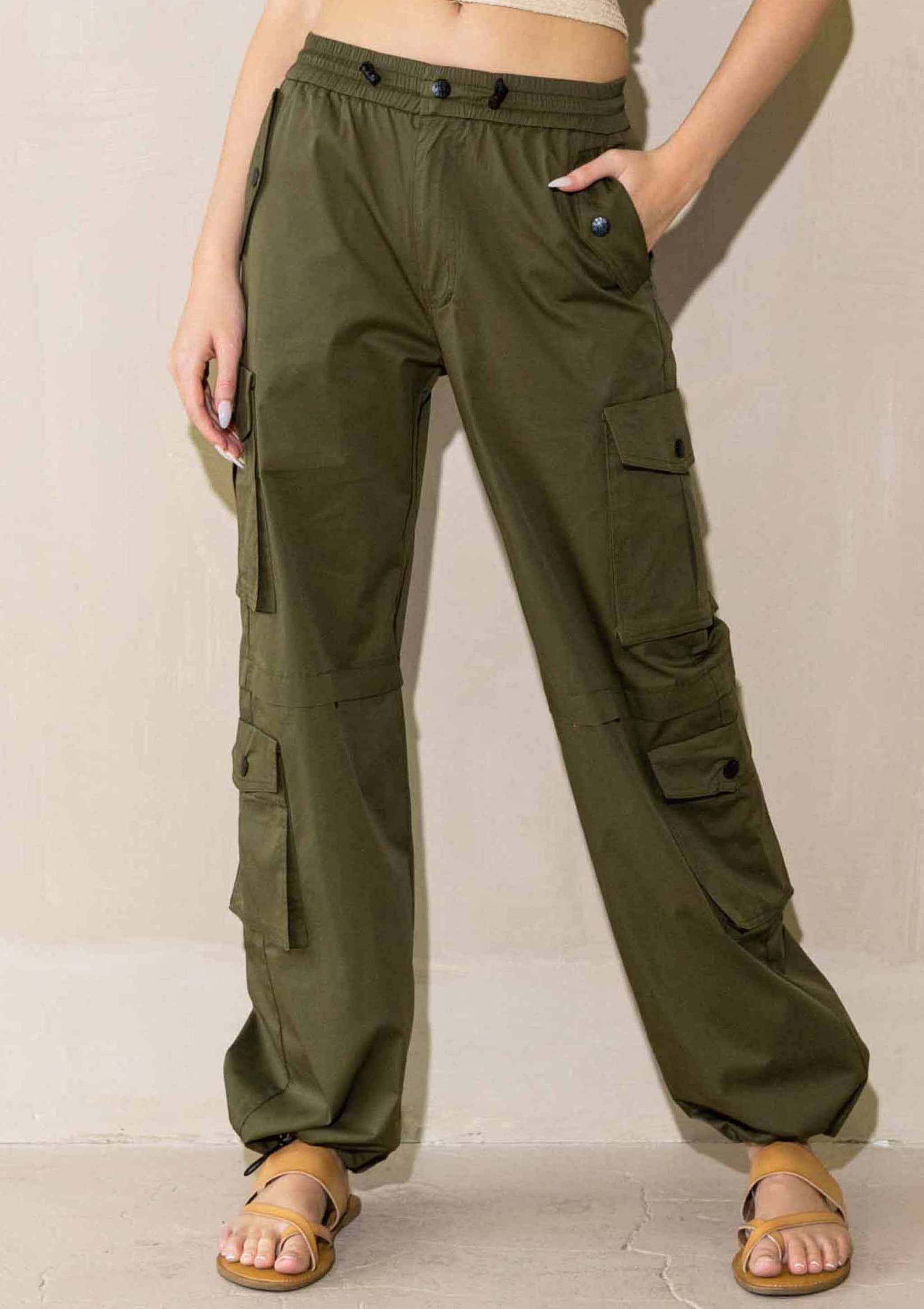 XPT021] Haley Cargo Pants – Vibrant miu