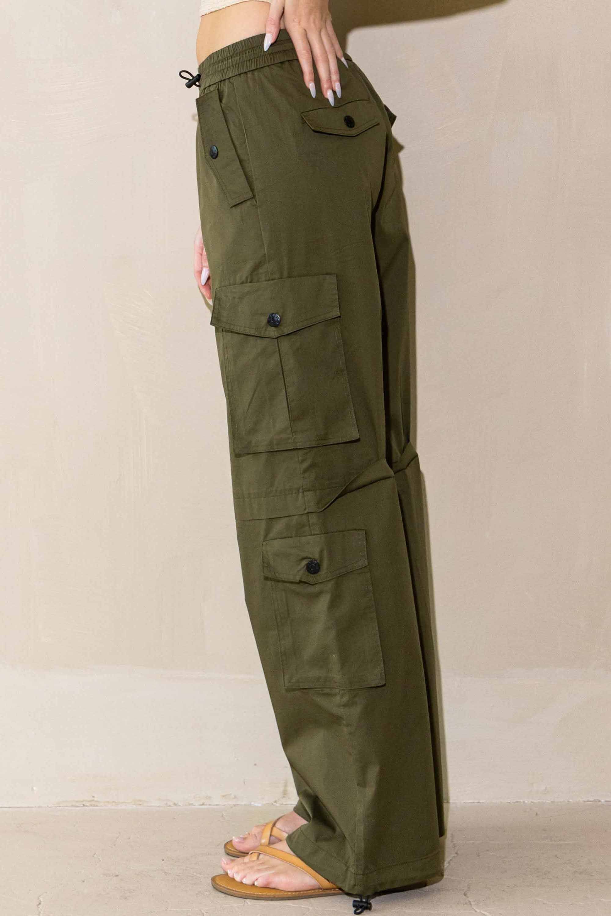 XPT021] Haley Cargo Pants – Vibrant miu