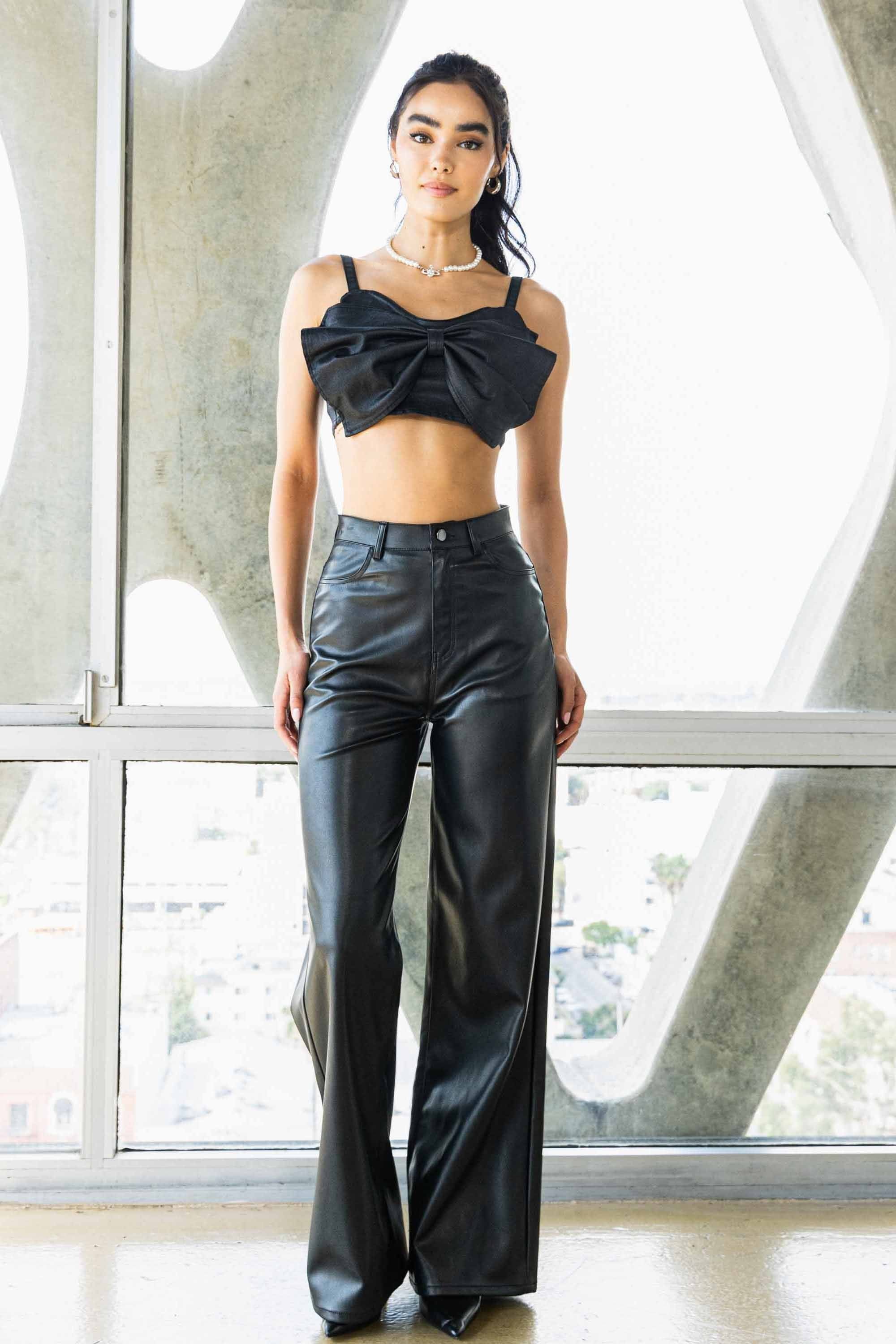 パンツ Miu Miu 00s Black Boot Cut Flare Pants Miu miu bootcut - Gem
