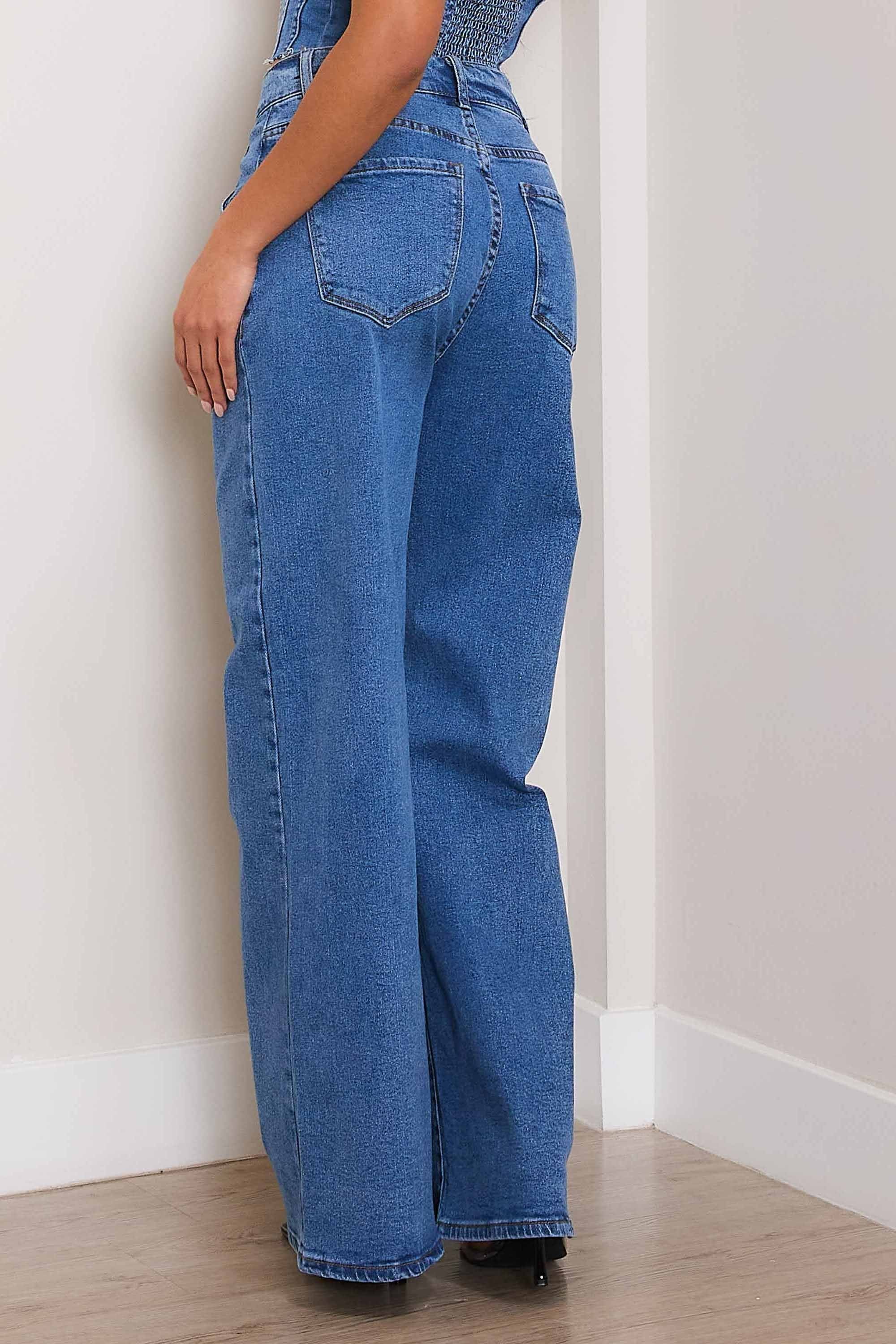 EP2130] LMK Wide Jeans – Vibrant miu