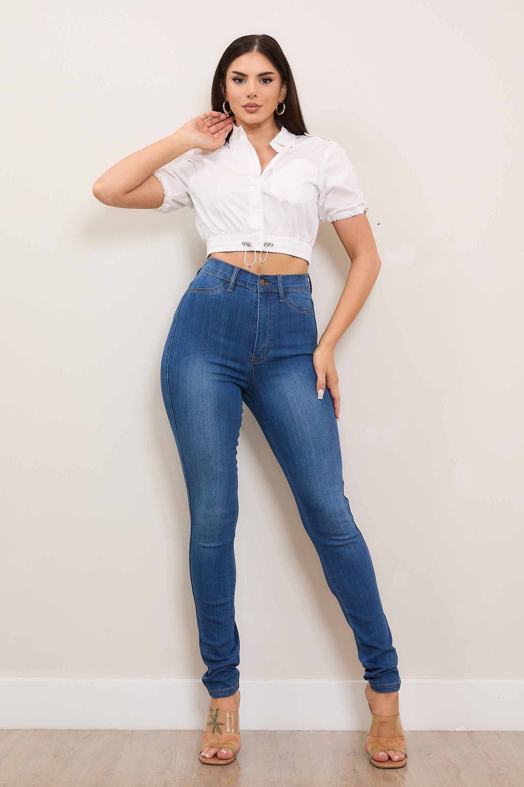デニム・ジーパン MSGM HIGH WAIST SKINNY FIT JEANS WITH BELT GYDA ジーンズ デニム デニムパンツ ハイウエスト HIGH-END