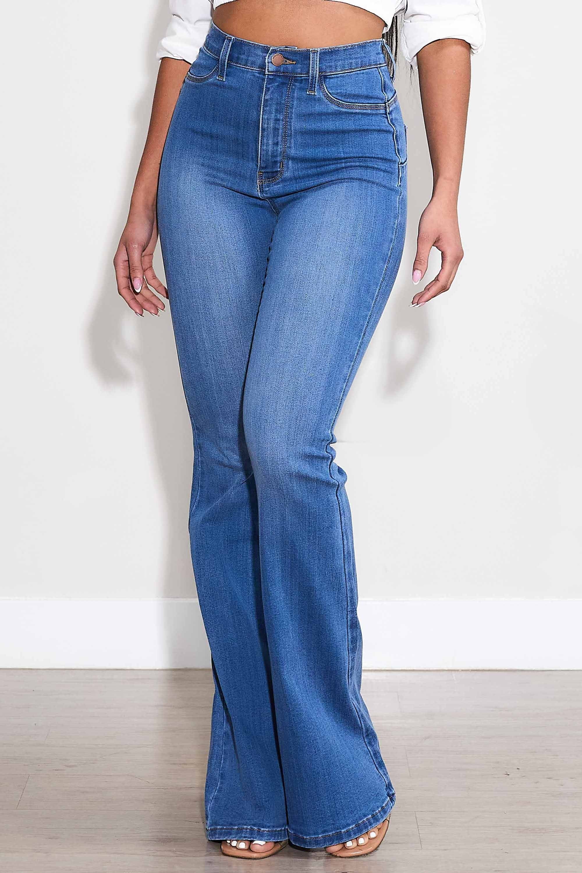 Heart hip highwaist flare BLU Ｓ EP1679-R] New Heartbreaker Flare Jeans – Vibrant miu