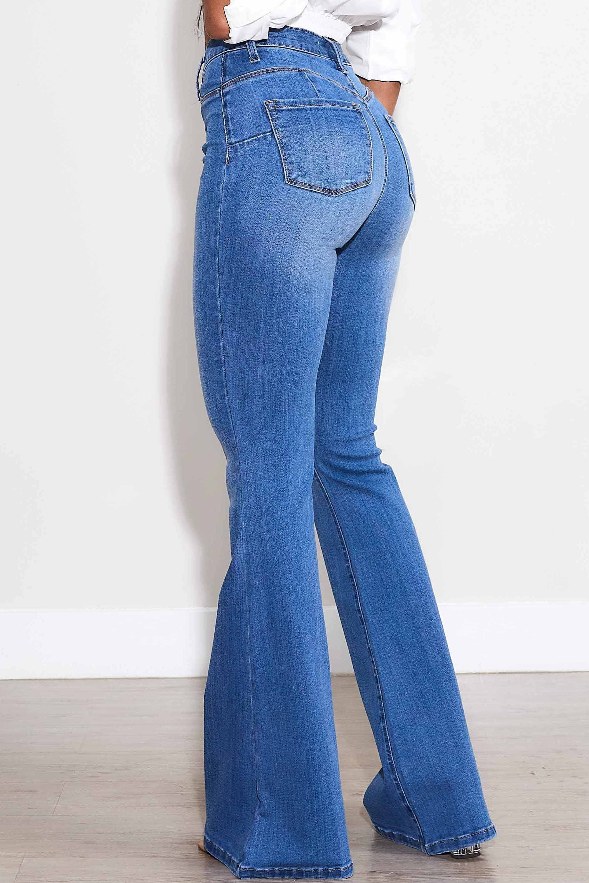 パンツ Ribbon bleach flare denim M me eme M me eme／Ribbon bleach flare denim(eme10711) | All Item