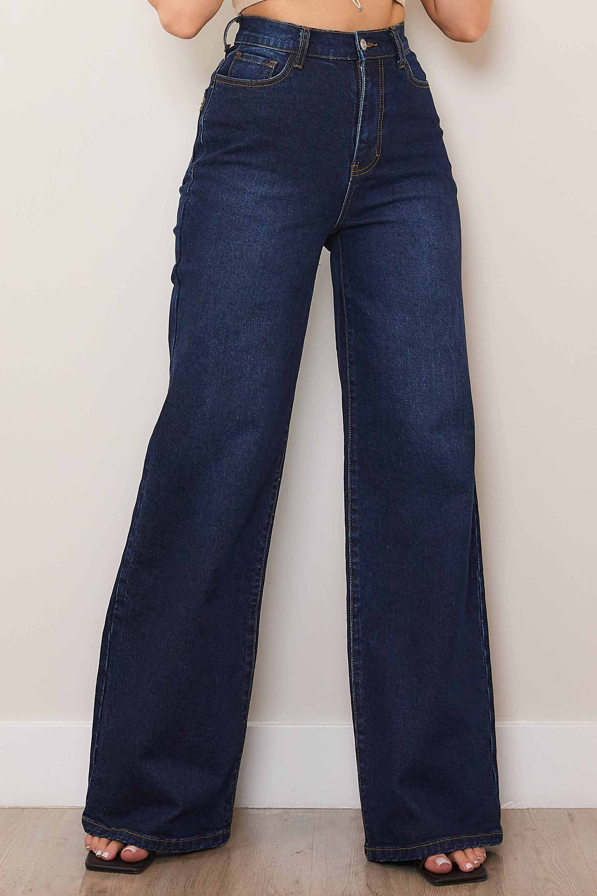 関税込【MiuMiu】High-rise wide-leg jeans High-rise wide-leg jeans in blue - Miu Miu | Mytheresa