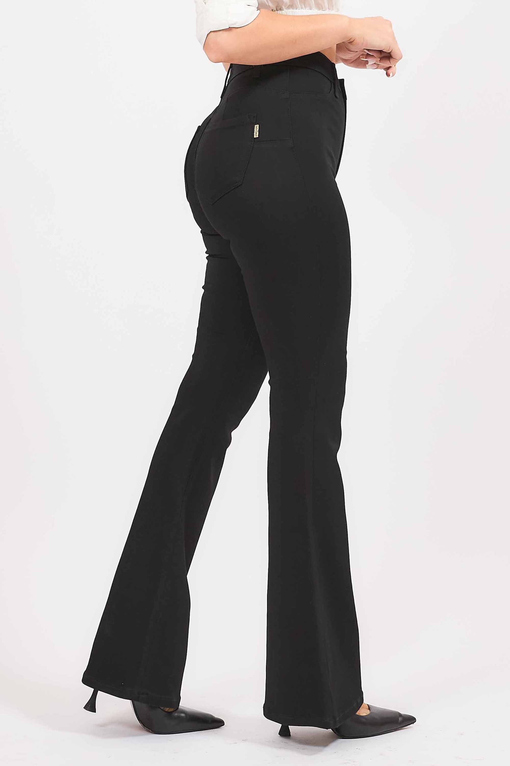 MEER. メーア V flare skinny denim (SAX)