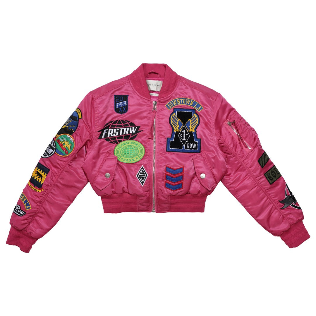 COEXIST MULTI PATCHES MA-1 JACKET – Vibrant miu