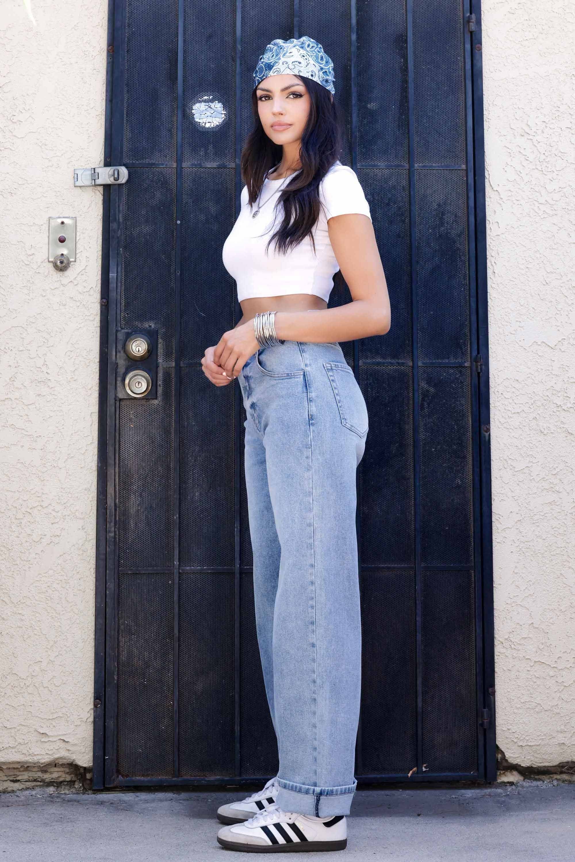 XPT338] Back to 90s Baggy Jeans – Vibrant miu