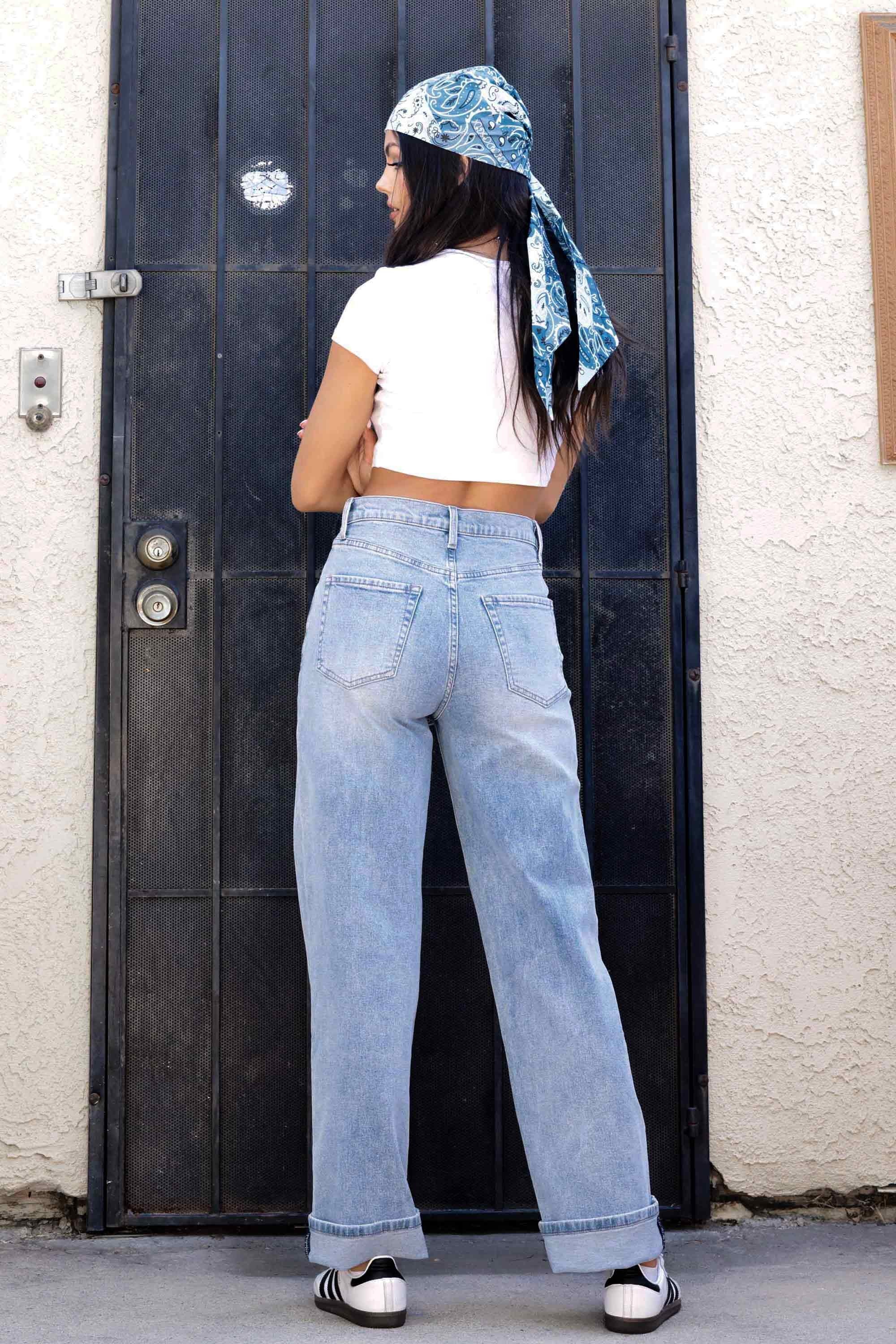 XPT338] Back to 90s Baggy Jeans – Vibrant miu