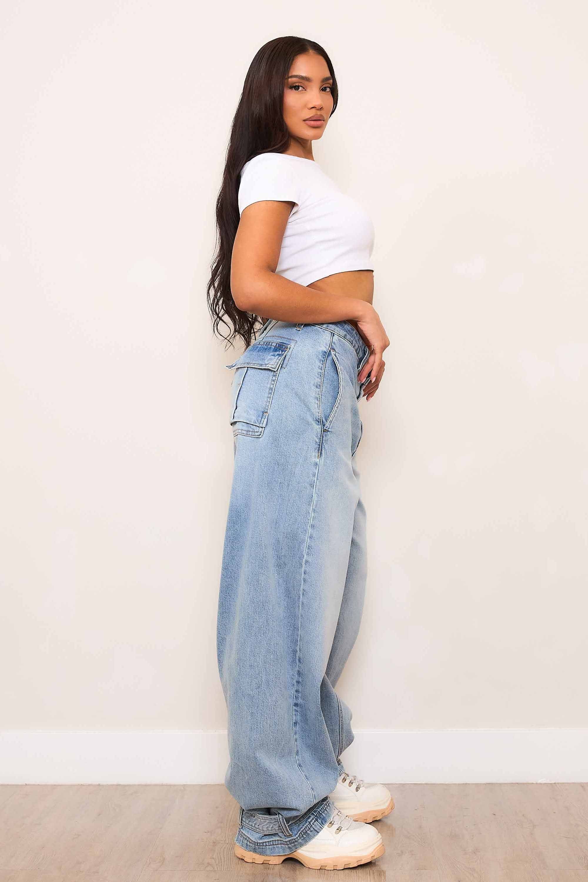 【美品】 DU JOUR BARREL BAGGY JEAN 36 GYUJNB Barrel Jeans Women Mid Rise Barrel Leg Pants, Wide