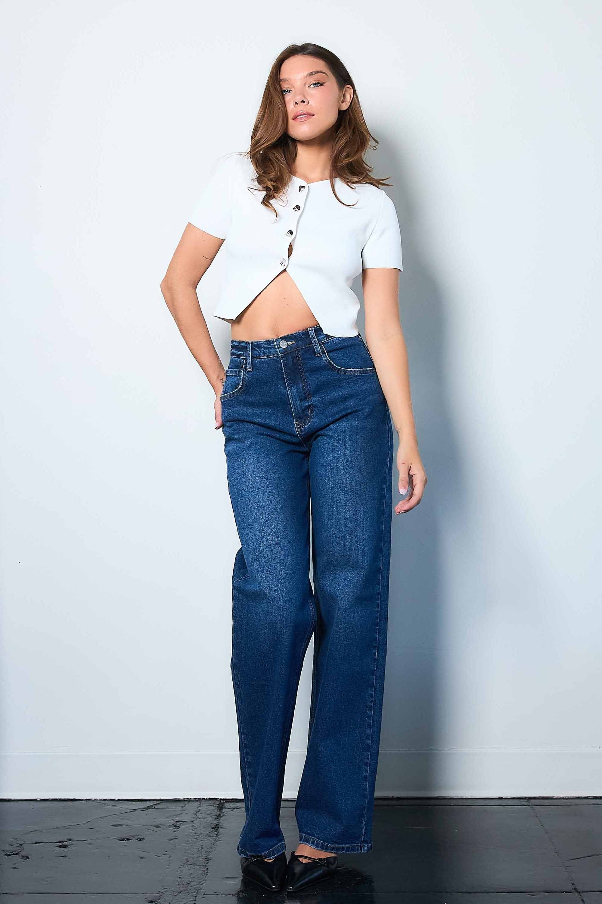 XPT338] Back to 90s Baggy Jeans – Vibrant miu