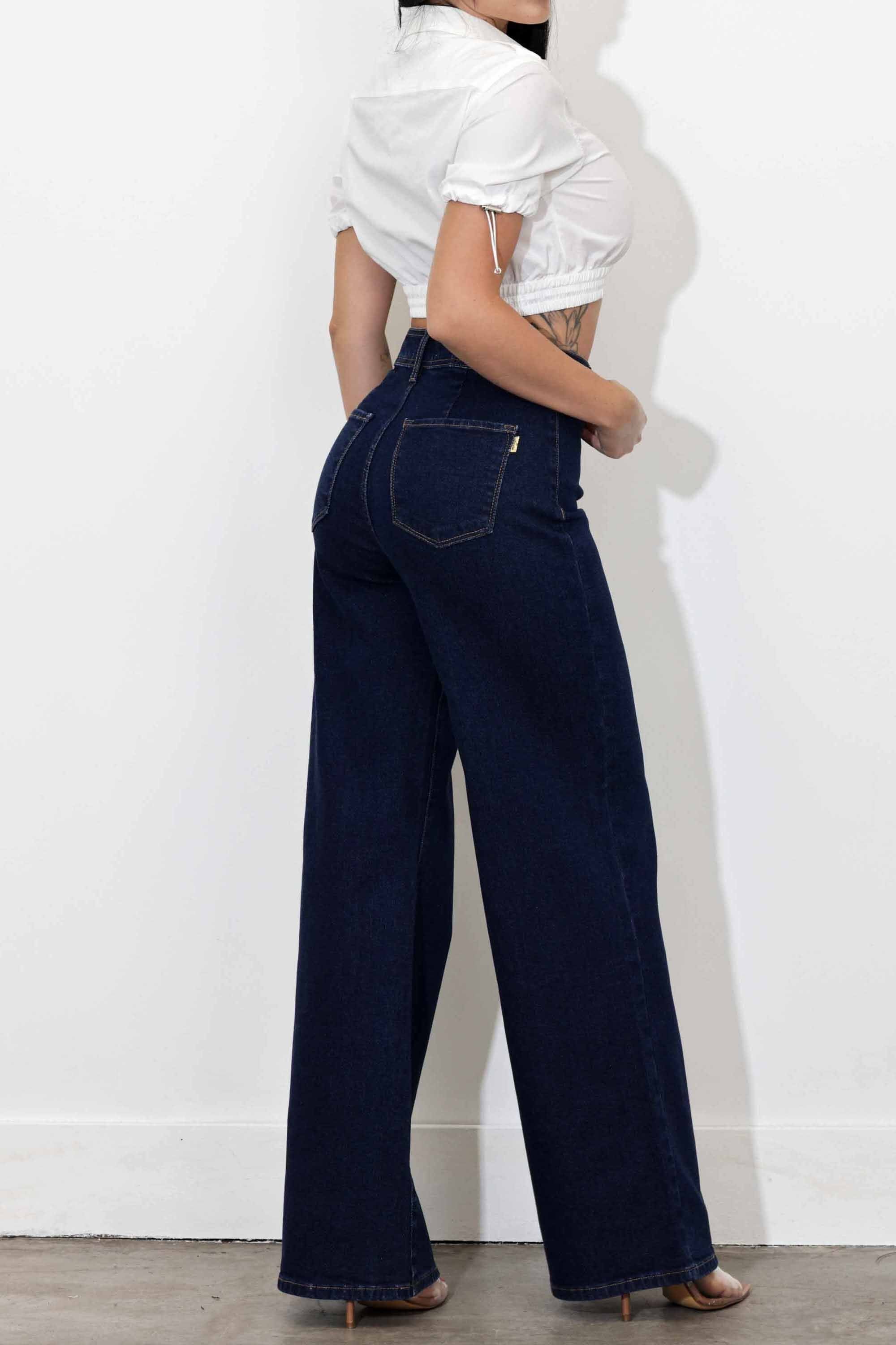 High Rise Wide Leg Jeans – Vibrant miu