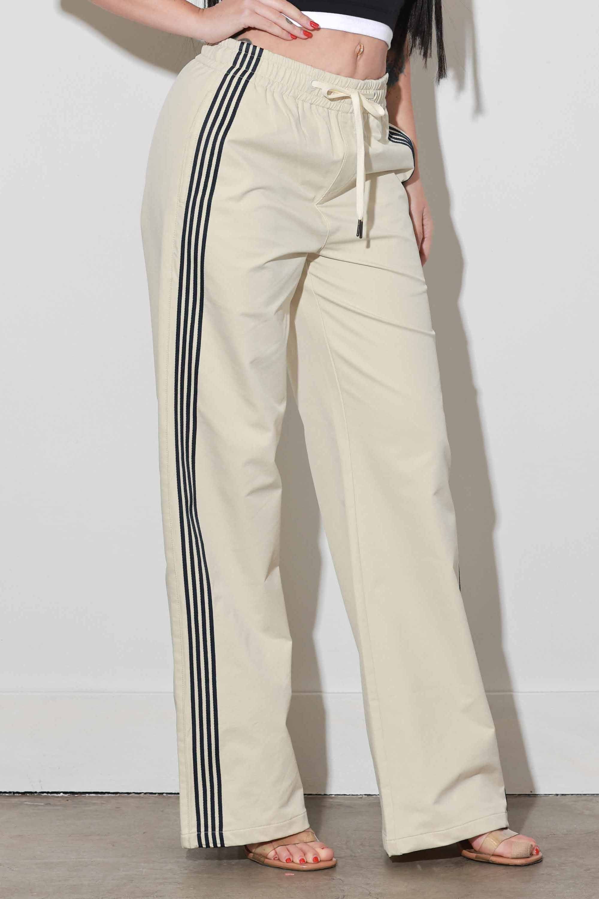 XPT591] Wide Leg Track Pants – Vibrant miu