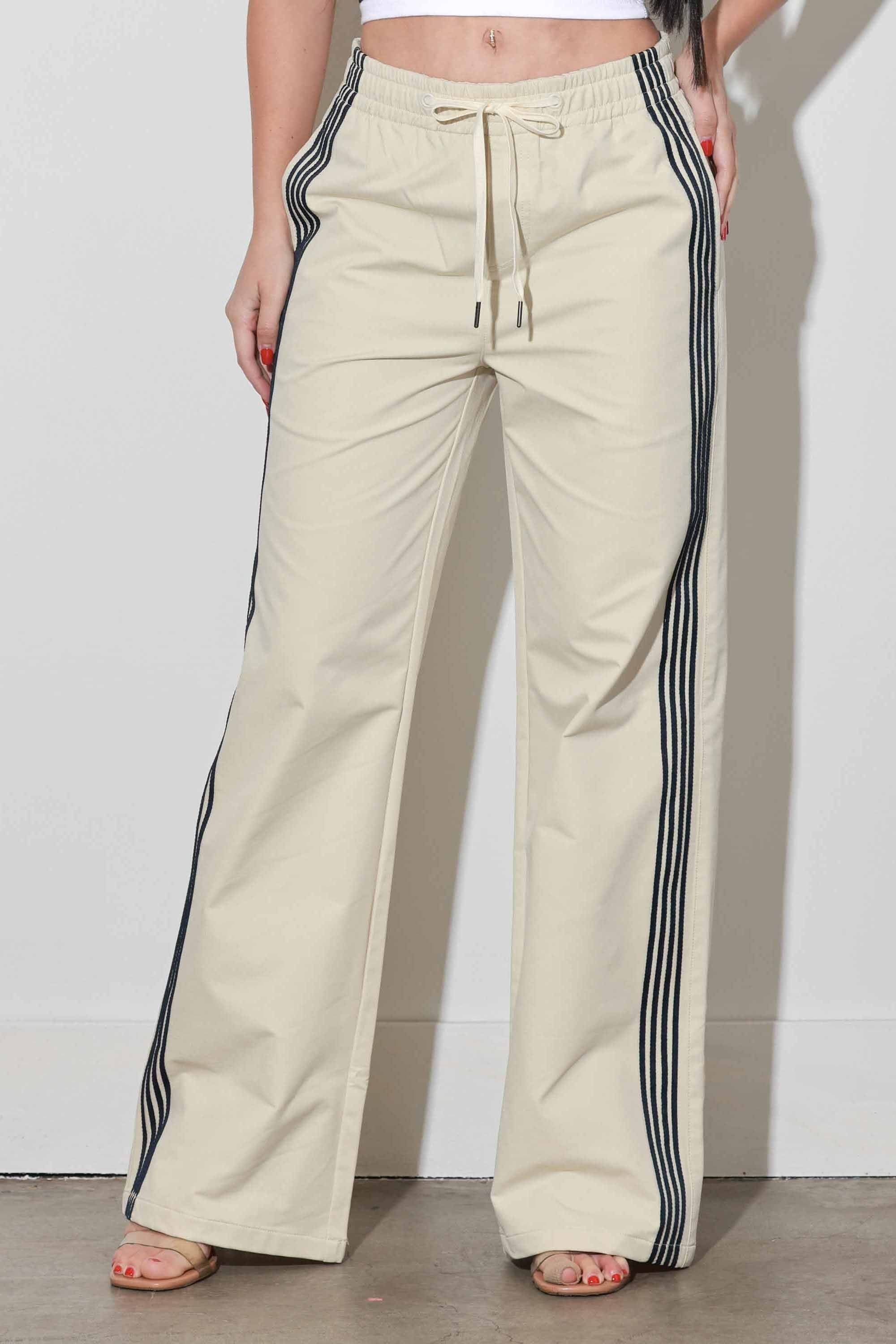 XPT591] Wide Leg Track Pants – Vibrant miu