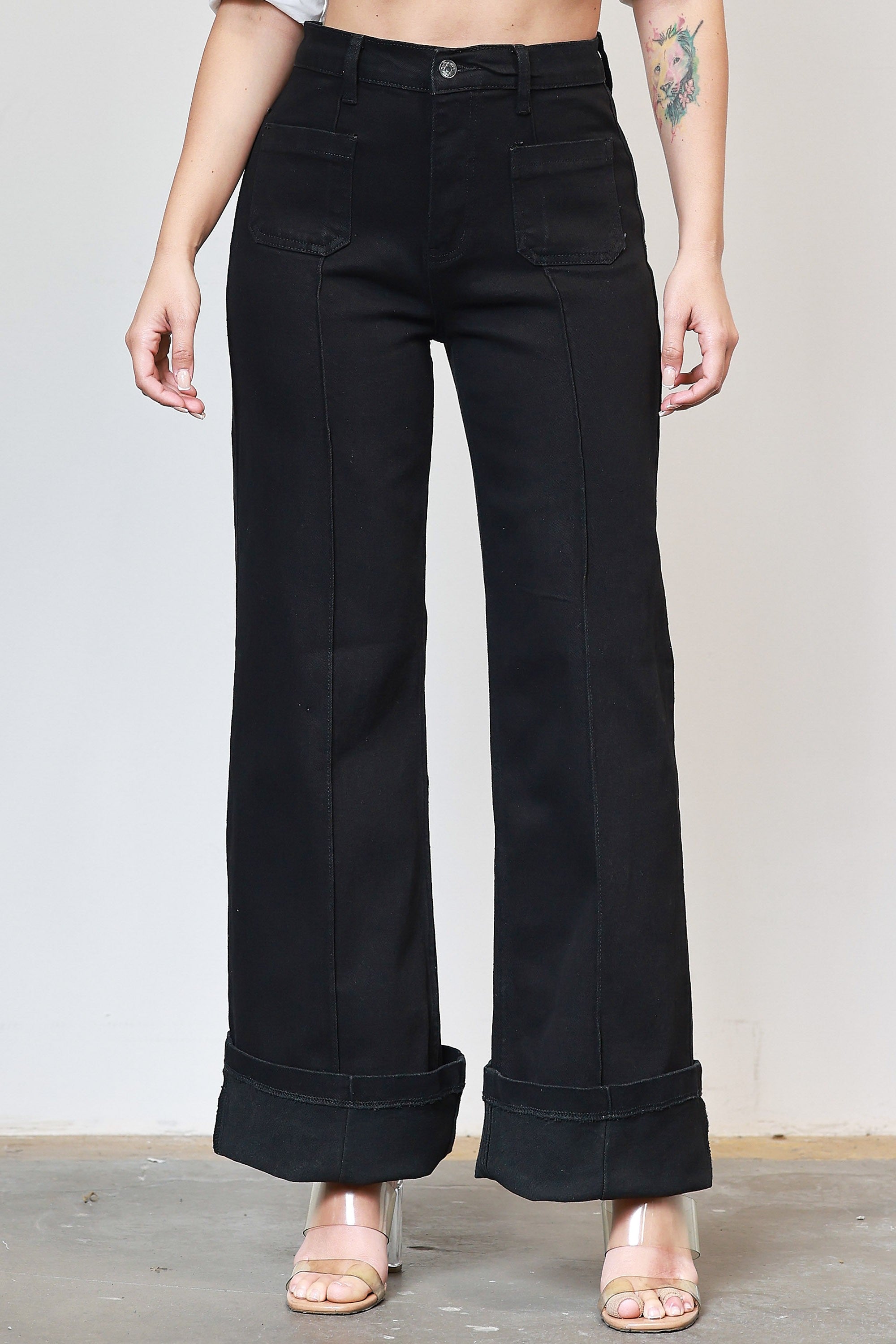 【PEOPLESTYLE】   MULTI POCKET WIDE JEANS Work Style Multi-pocket Jeans – ARCANA ARCHIVE