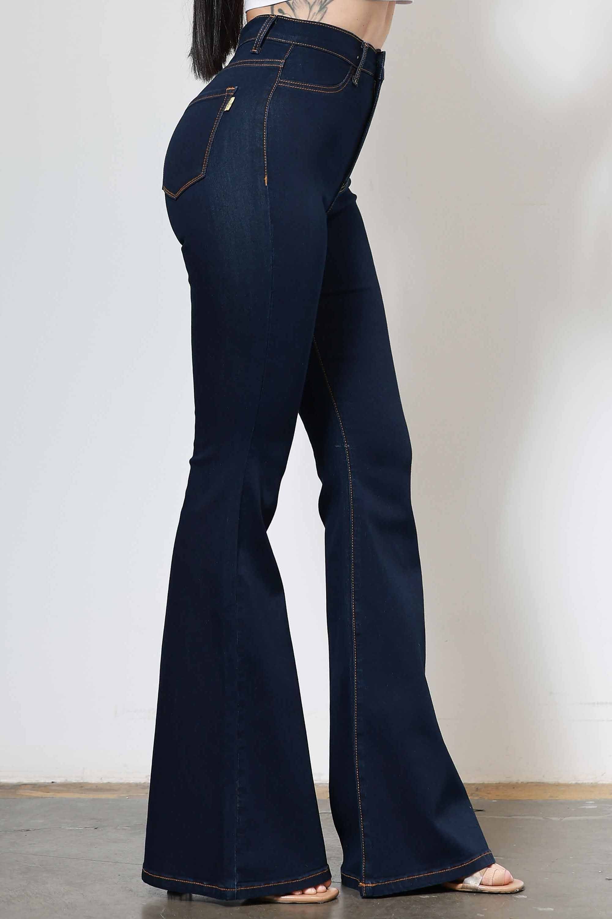 P522] Tall Bell Flare Jeans – Vibrant miu