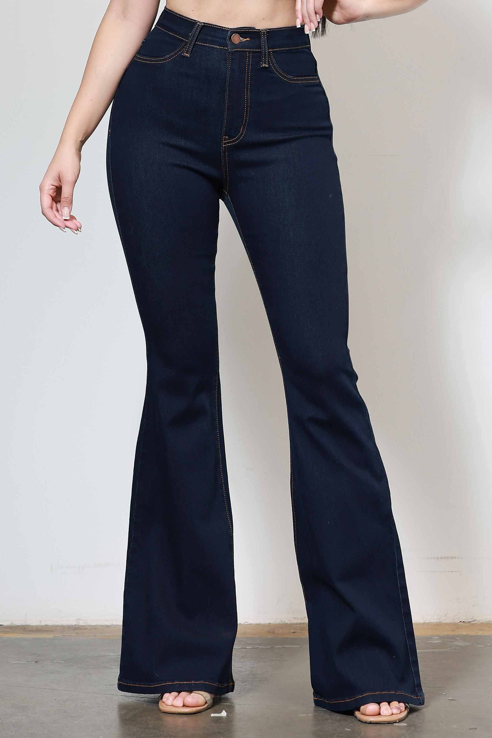 P522] Tall Bell Flare Jeans – Vibrant miu