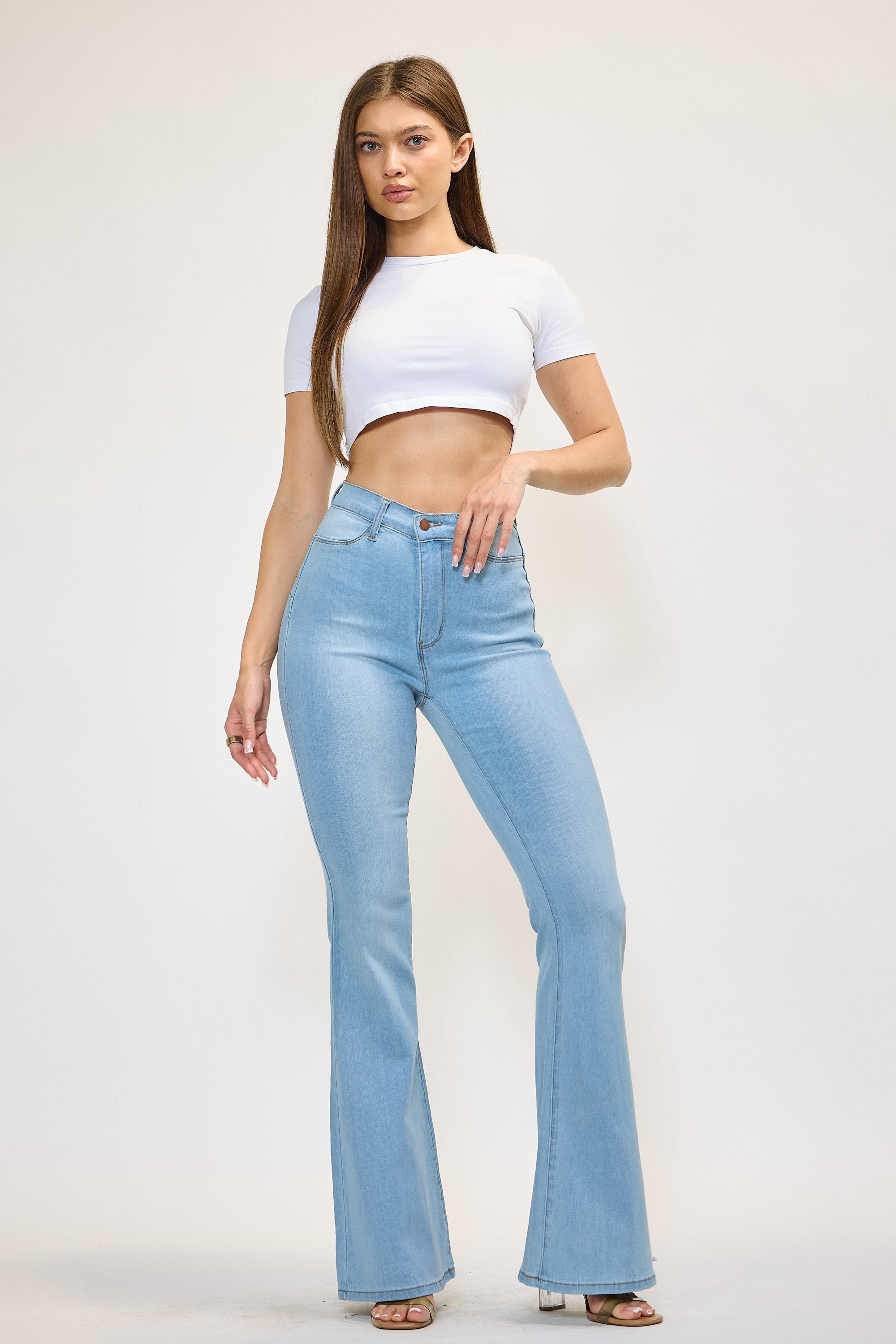 EP1679-R] New Heartbreaker Flare Jeans – Vibrant miu