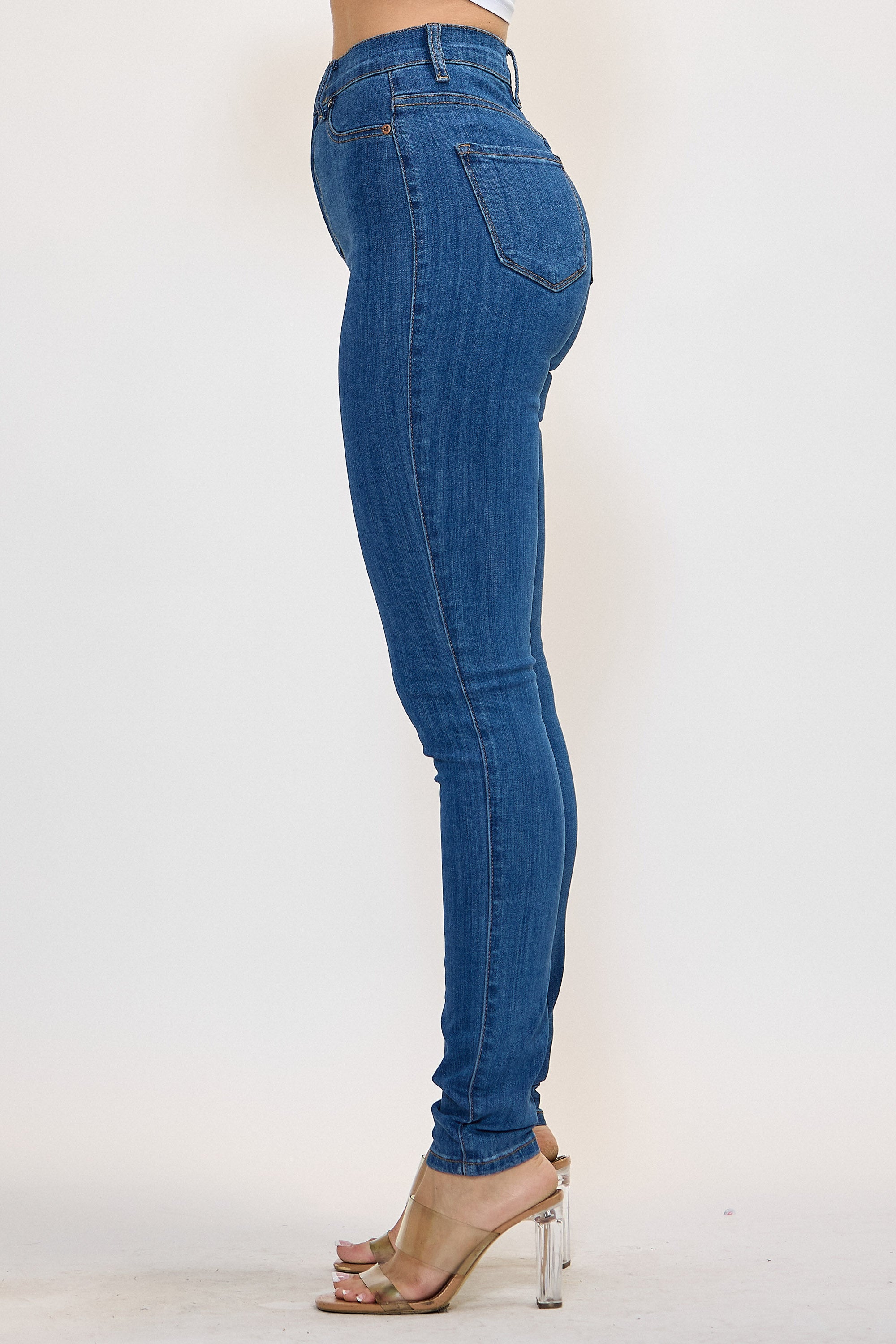P6086] Everybody Skinny Fit Jeans – Vibrant miu