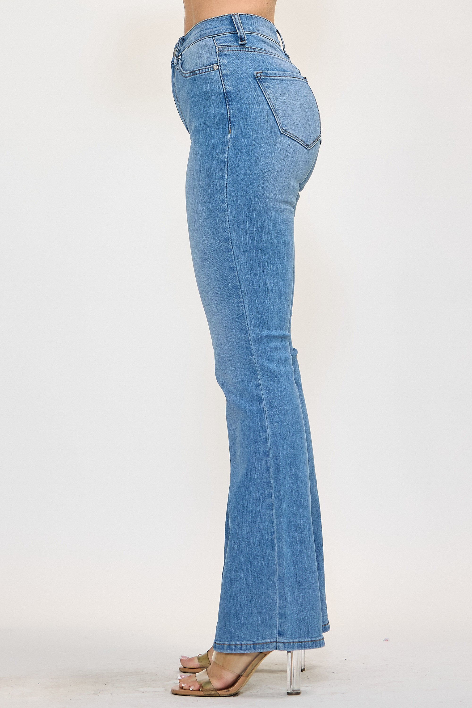 P6099] Everyday Bootcut Jeans – Vibrant miu