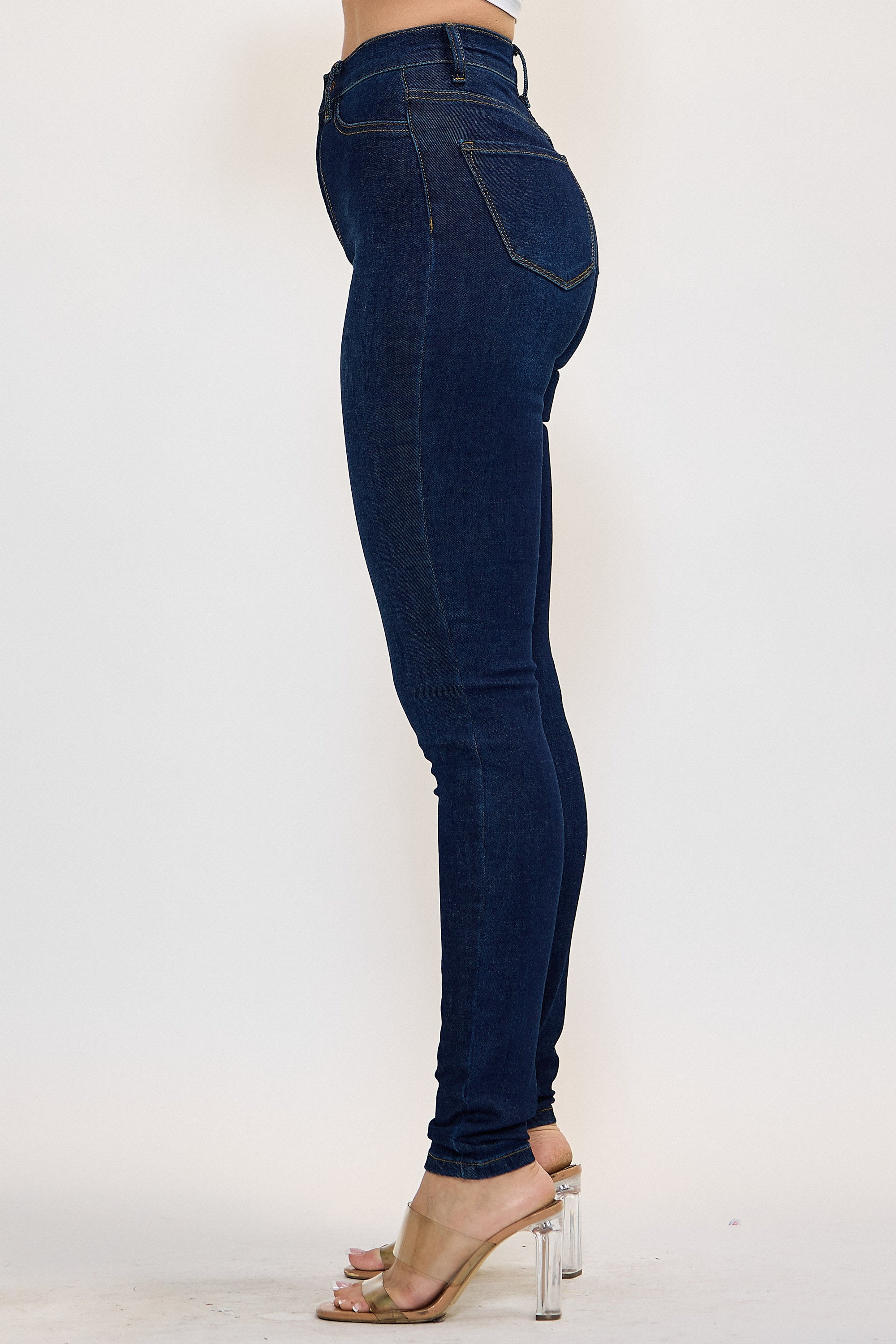 P6257] Super Stretch Skinny Jeans – Vibrant miu
