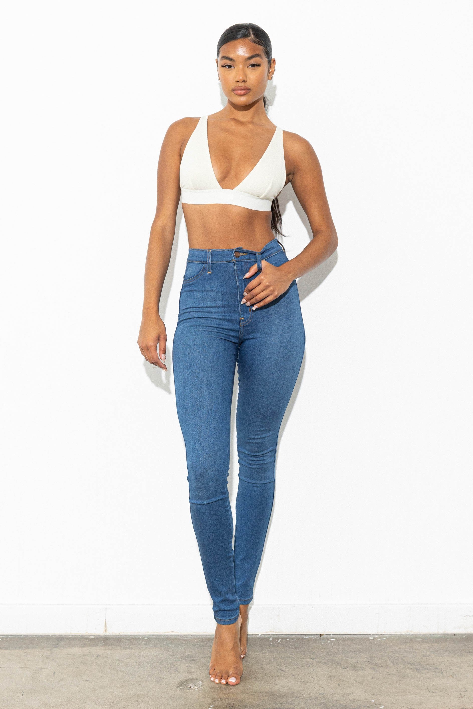 P88] Vibrant Skinny Jeans – Vibrant miu